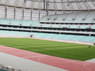 Bakı Olimpiya Stadionunda antiterror tədbirləri